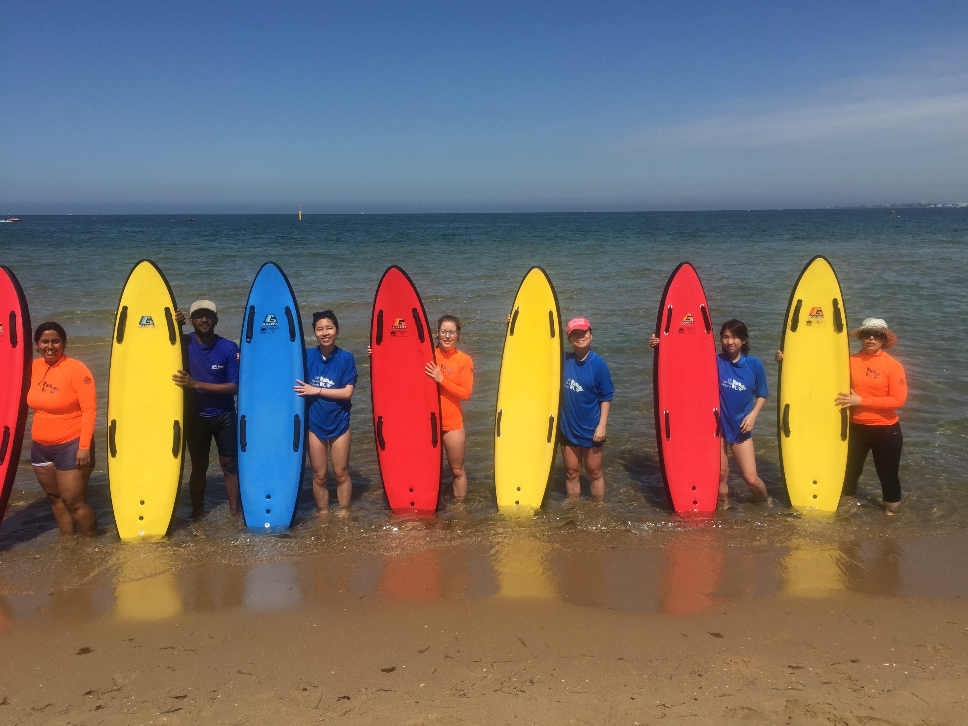 University of Melbourne students hit the beach