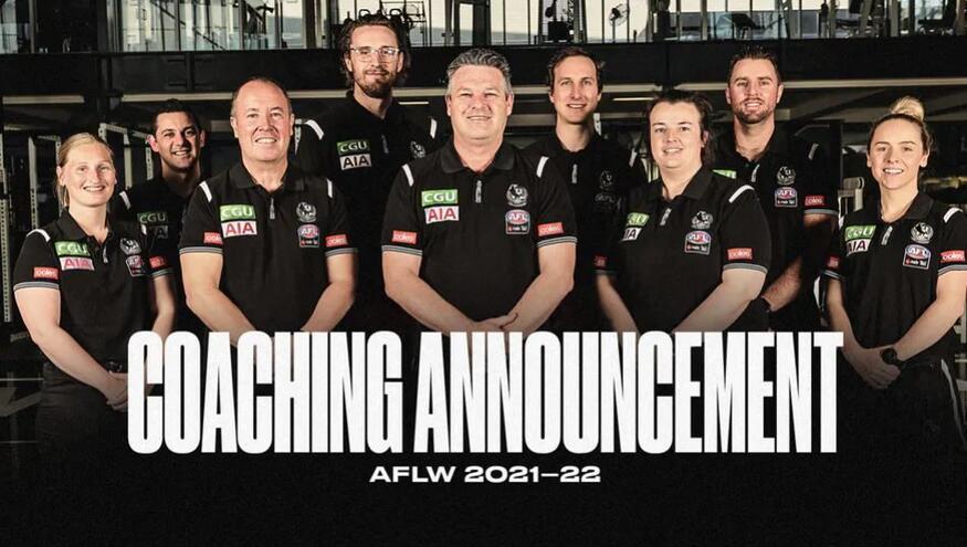 Cantwell and Brown join Collingwood AFLW coaching panel