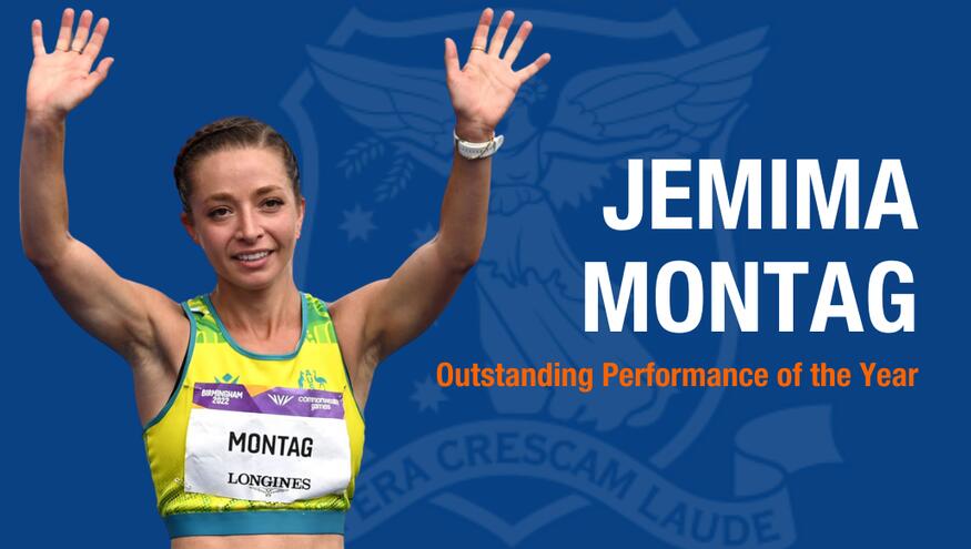 Jemima Montag takes out Outstanding Performance of the year at 2022 Blue's Awards