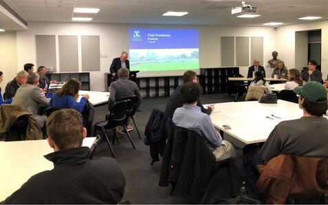 Clubs Gather for Forum