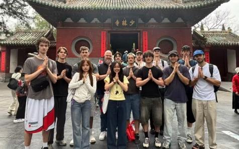 Men's basketball make history in China